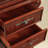 Reddish brown Rectangular Solid Wood Media Players