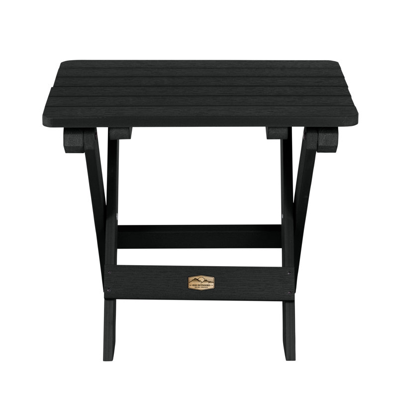 Table d'appoint pliante Newberg, Noir