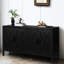 Buffet décoratif avec 4 portes et tablette réglable-2147148666
