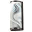 Blanco Swirl Glass 1 - Light Flush Mounted Sconce