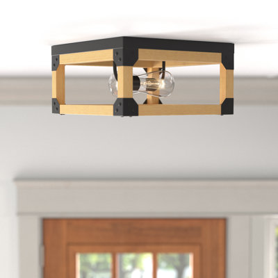 Lucerne 2 - Light 13.4" Unique/Statement Square Flush Mount