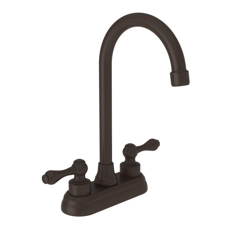 Seaport Double Handle Bar Faucet, Oil Rubbed Bronze