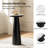 Oxner Modern Round End Table with Genuine Marble Top and Oak-807925557