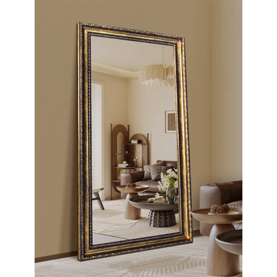 Vintage Ornate Gold Full-Length Mirror