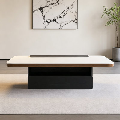 Table basse rectangulaire de luxe Italian Light