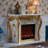 56.3"Ivory White Landscape Electric Fireplace