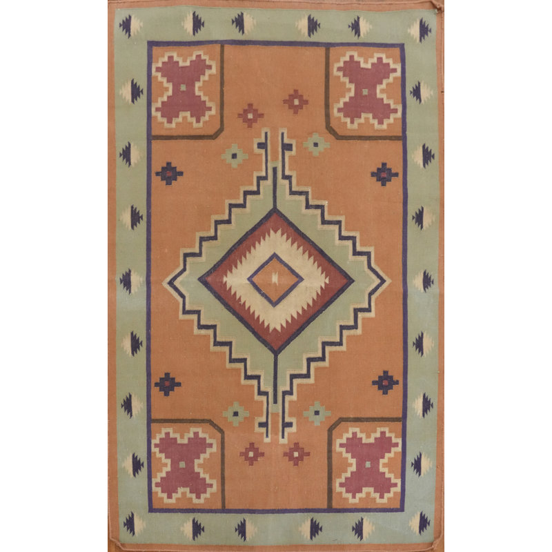 Tapis traditionnel style kilim Southwestern 3X5
