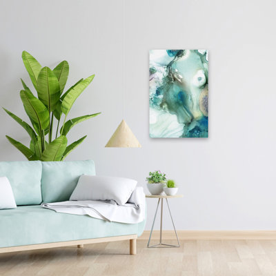 Oceanic And Fluid  Mint Bubbles IV Art