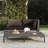 Table basse en rotin