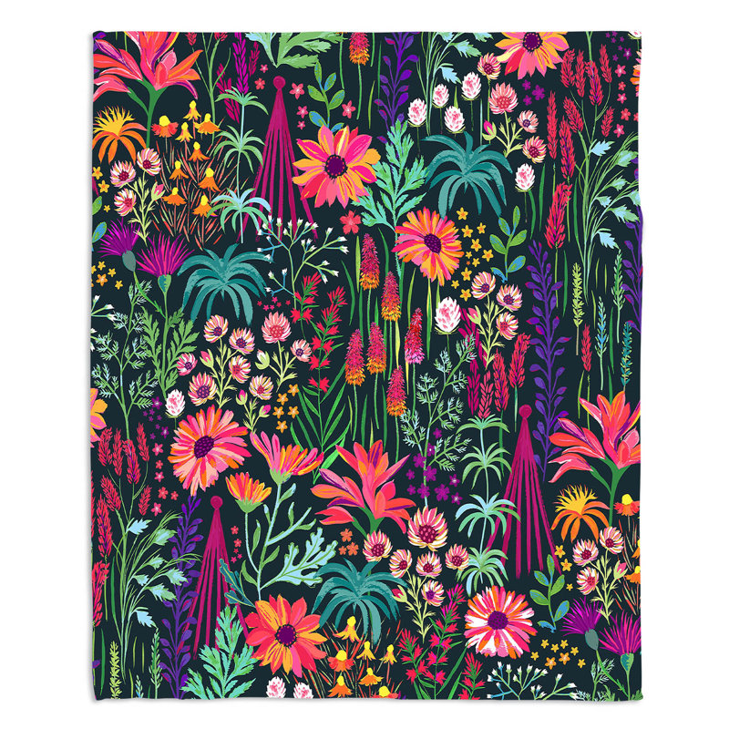 Couverture sherpa à jardin à l’artisanat anglais, l 51 po x L 60 po