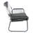 Contemporary Club Seating With Robust Metal Framework And Water- Cushions Stylish Lounge Chair Stable Construction Upholstery