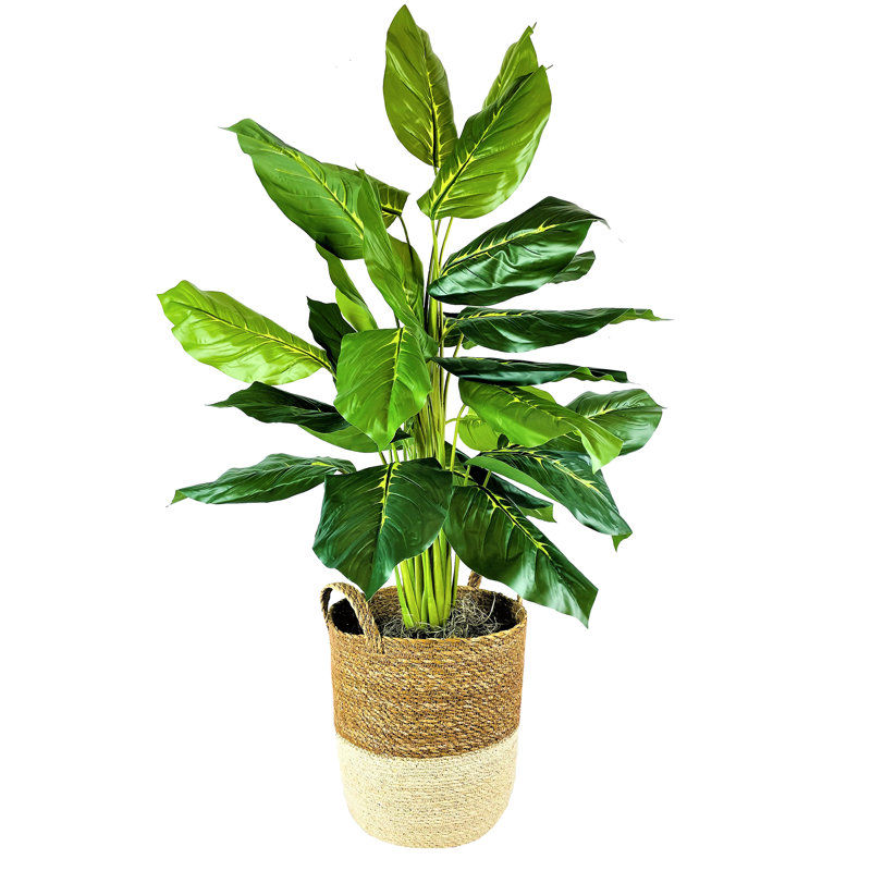 40 po plante artificielle en panier
