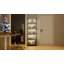 55" H x 23" W 4-Tier Acrylic Display Cabinet With Flip Up Door, Curio Cabinet Collection Storage Showcase Organizer-86793247