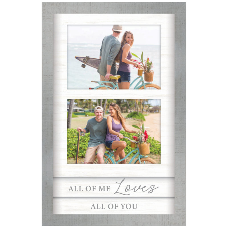 Grey Matte Picture Frame with Mat