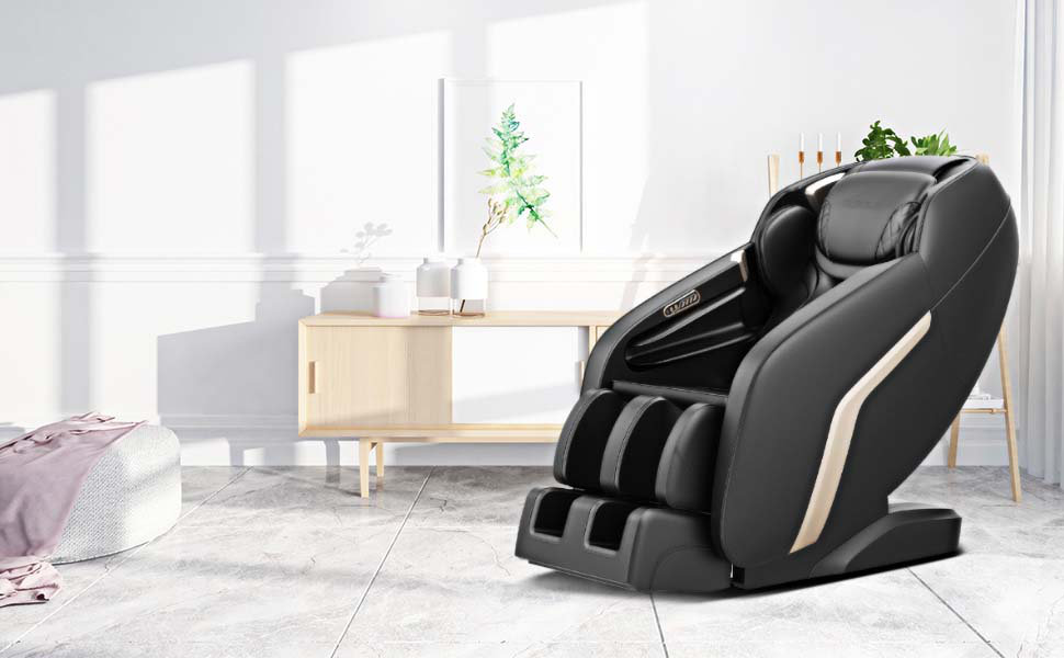 Inbox Zero Upholstered Heated Massage Chair & Reviews