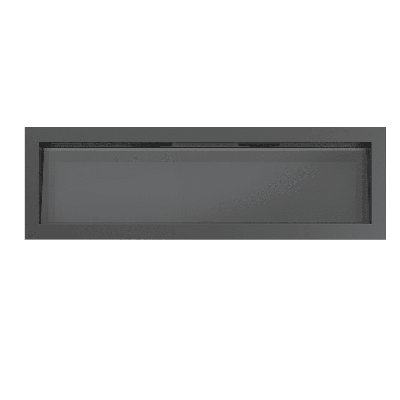 Litedeer Homes Latitude II Black EFireplace Trim