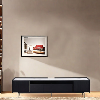 Italian style sintered stone countertop TV stand