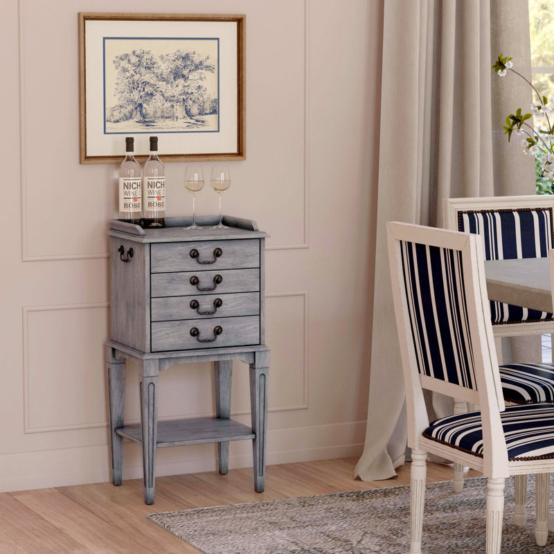 Hardwick 4 Drawer Chest, Gray