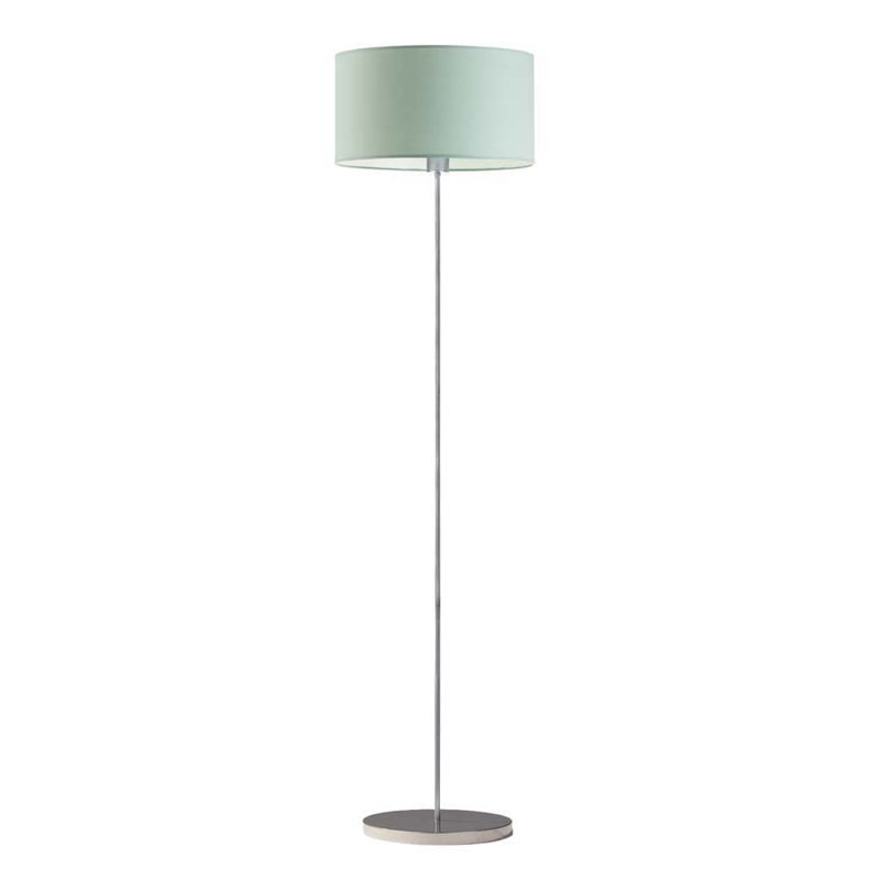 Askel 156cm Traditional Floor Lamp, Mint, Silver