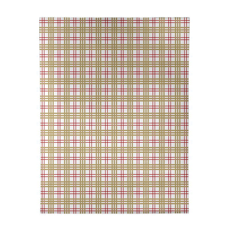 Plaid Indoor Rug, Rectangle 8' x 10'
