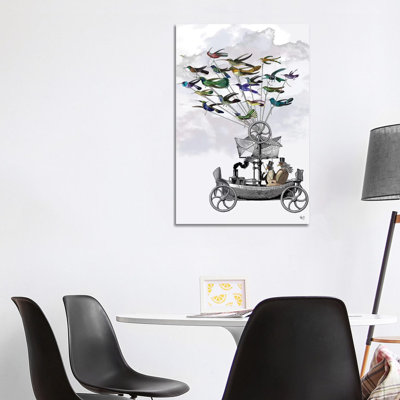 Bird Boat by Fab Funky - Wrapped Canvas Gallery-Wrapped Canvas Giclée