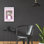 Art mural en verre Winston Porter «Periwinkle Flowers» par Design Fabrikken