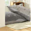 Ensemble de literie rustique Keystone, couvre-lit en polyester gris, réversible pour un confort toutes saisons