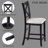 Chicraft Modern 5-Piece Dining Table Set with Solid Wood Frame and Waterproof Top-120147043-120147042-120147045