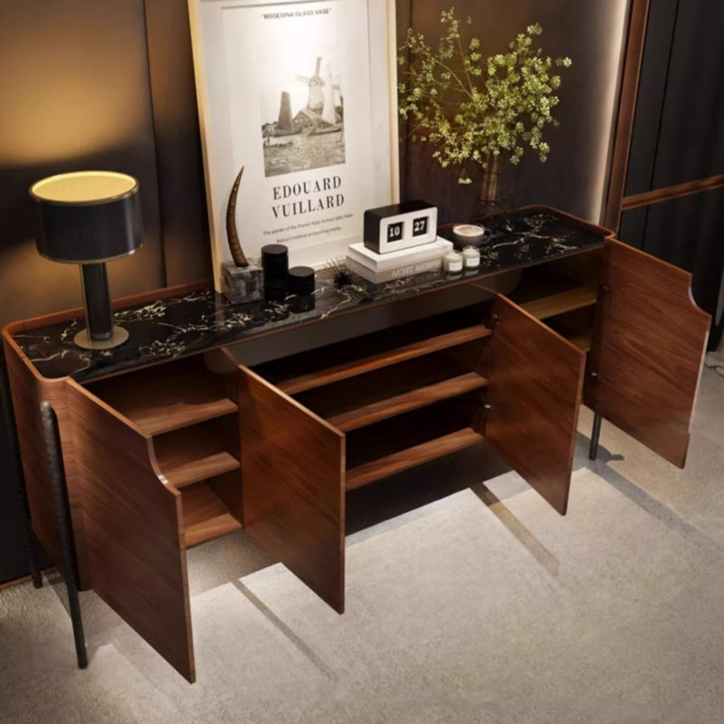 Buffet rétro haut de gamme, H 33,46 po x l 65,35 po x P 15,75 po