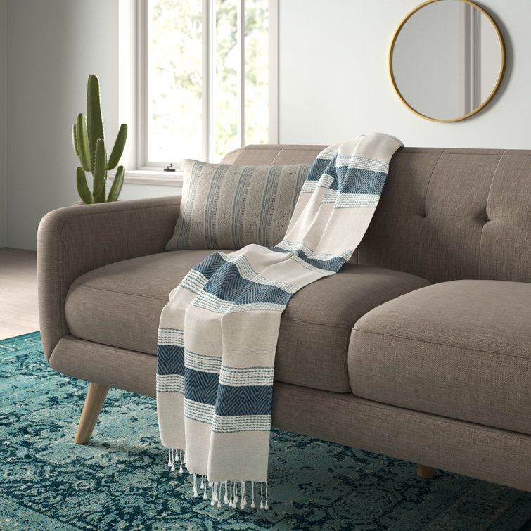 Woven Throw, Bed and Couch Throw Blanket