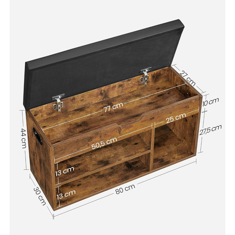 8 Pair Shoe Storage Bench