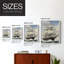 Reproduction encadrée NAUTICAL Series Lxxiv - bois massif-2110391731-2110391758