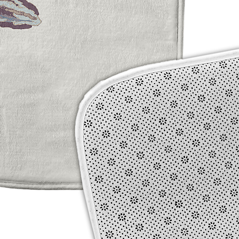 Tapis de bain Beach, L 17 po x L 24 po, Mauve