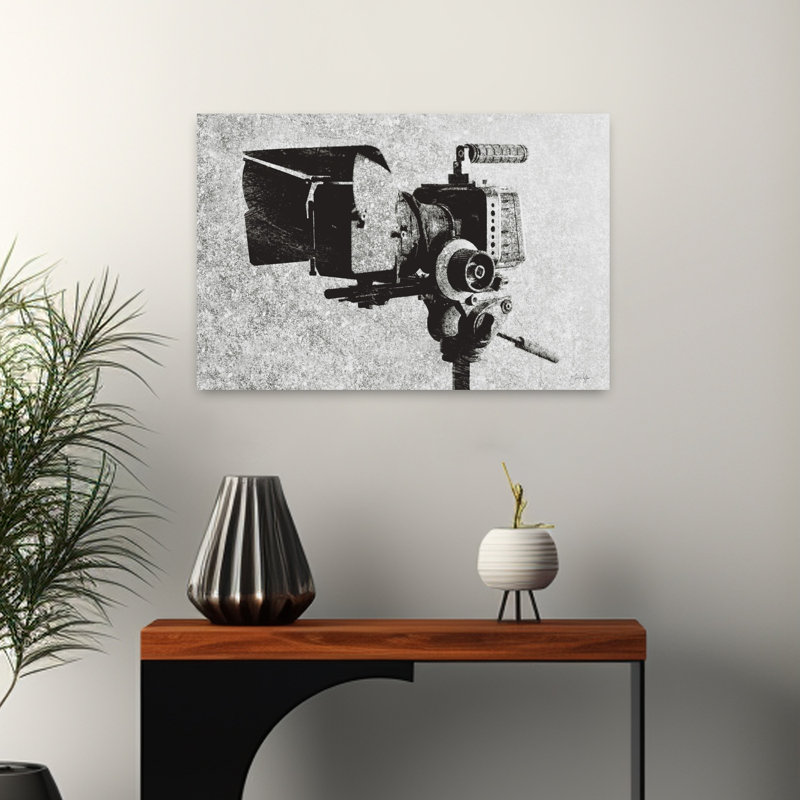 True Film Abstract Art contemporain, H 16 po x l 24 po