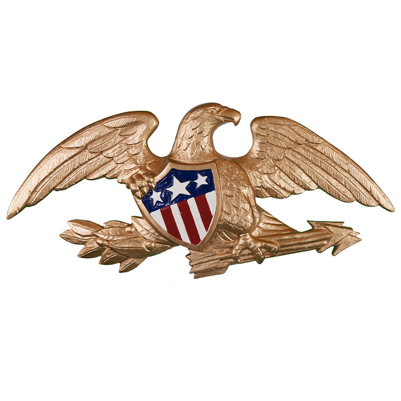 Deluxe Eagle Wall Décor, Gold