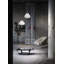 Novecento Suspension M Crystal Striped Glass Glossy Chrome E26 Ul-990588421-990588422-990588420