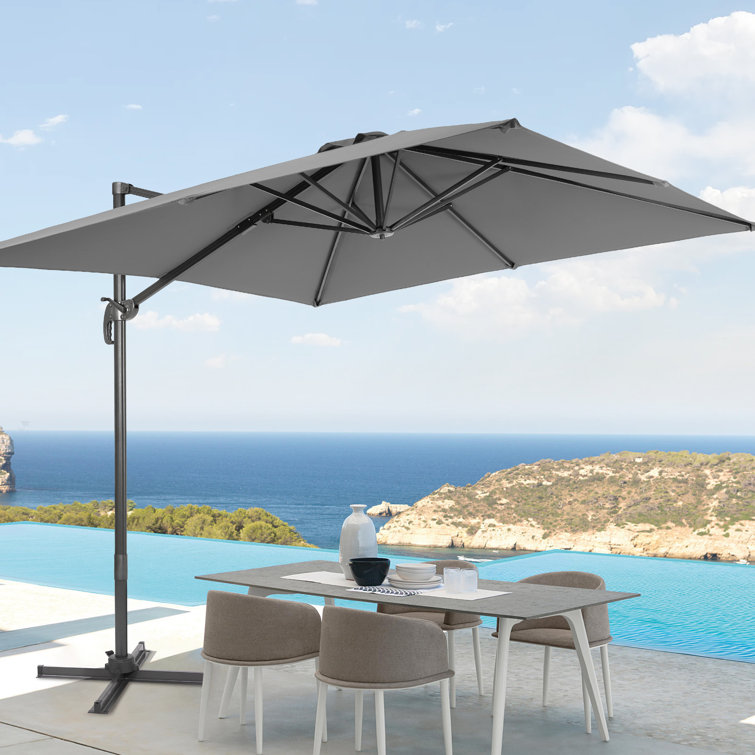 Arlmont & Co. Rikita 108'' Cantilever Umbrella | Wayfair