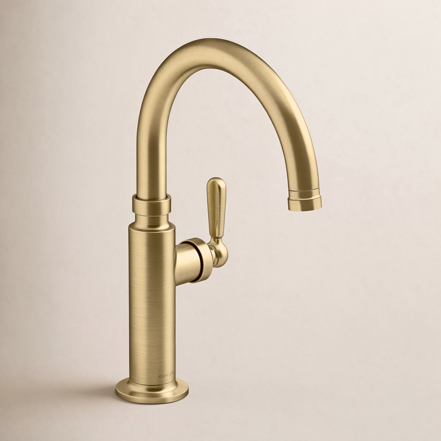 Edalyn Bar Faucet, Vibrant Brushed Moderne Brass
