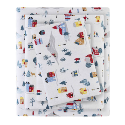 Draps en flanelle de coton ultra-doux, parfaits pour un confort multi-saisons