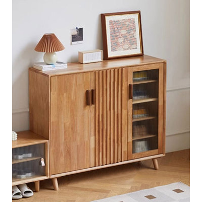 Armoire pour chaussures en bois d'hévéa