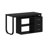 Fort Myers Reversible Multi-Functional Desk with Storage Drawers and Open Shelving-1039916945