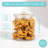 Airtight Glass Storage Jars With Lids, Set Of 3 (1 Liter / 34 Oz) - Food Grade Canisters For Kitchen Pantry Organization, Dry Food, Coffee, Snacks, And Pet Treats