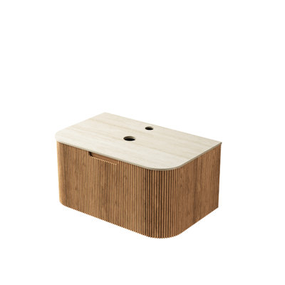 Wall Mounted With Stone Top