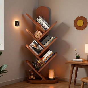 Bibliothèque de rangement à la mode