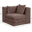 Fauteuil d'angle rembourré Vredenburgh Chenille-112273065