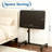 Height Adjustable Side Table with Wheels