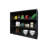 Black Wall Cabinet With Open Storage-1380386830