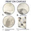 Gris, gris, cercles, paysage, formes abstraites, ensemble de 6 impressions sur toile-1571542979-1571542978