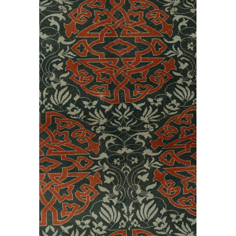 One-of-a-Kind 3'4”x9'7” Hand Knotted Area Rug