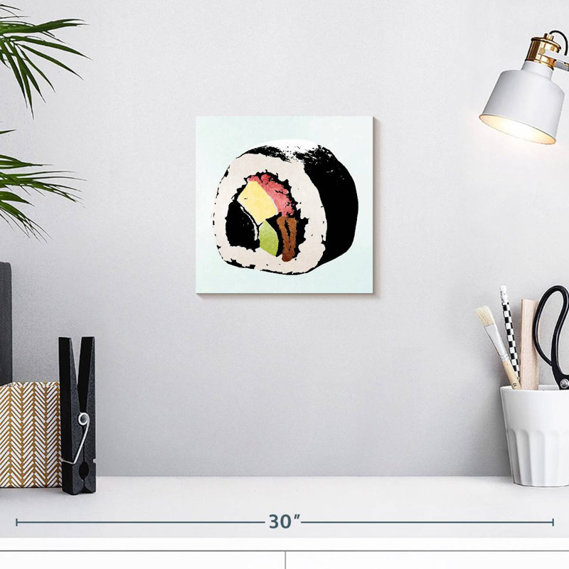 Yarlin style de sushi I, H 10 po x l 10 po